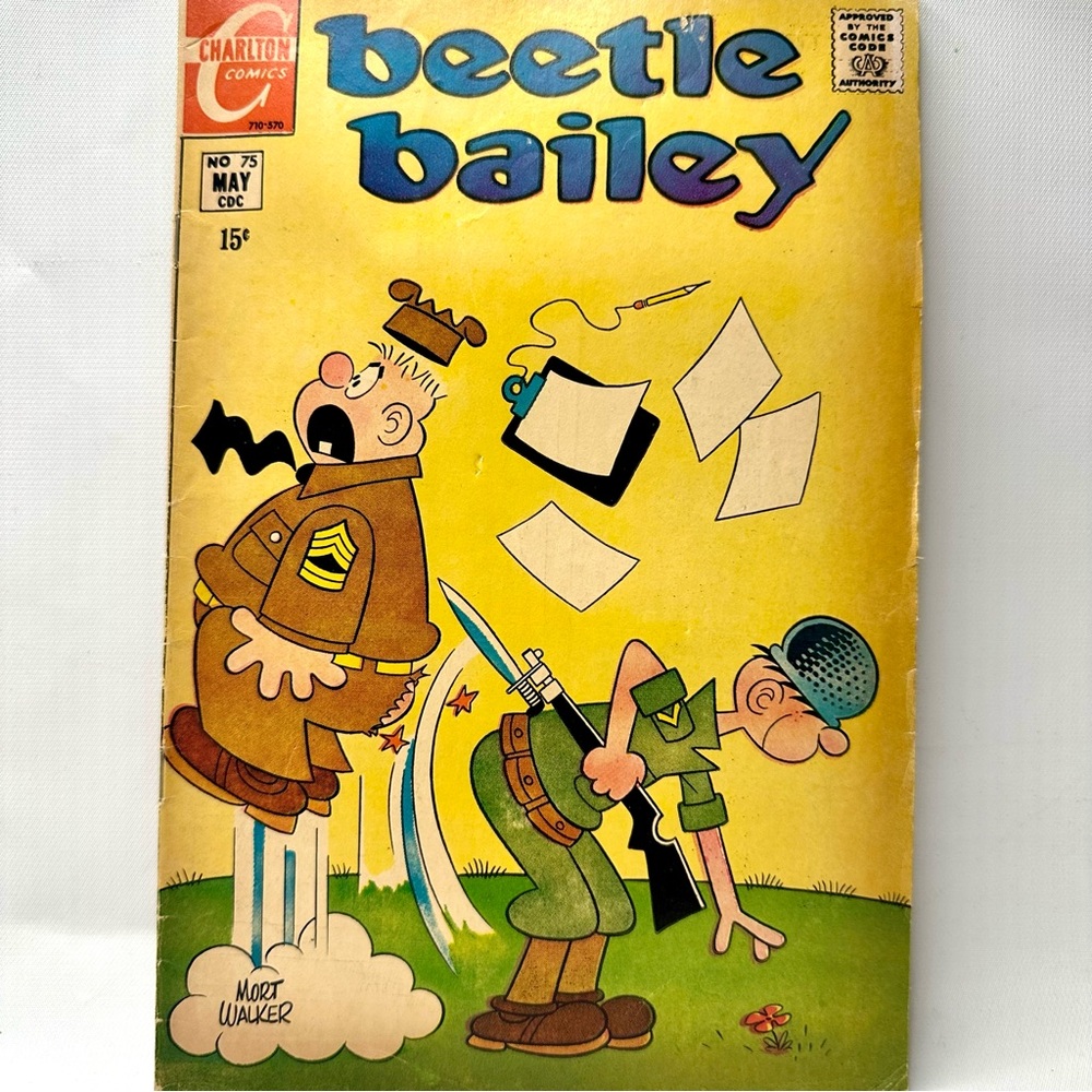 Beetle Bailey #75 Charlton Comics FN Fine Condition Collectible VTG Comic Book